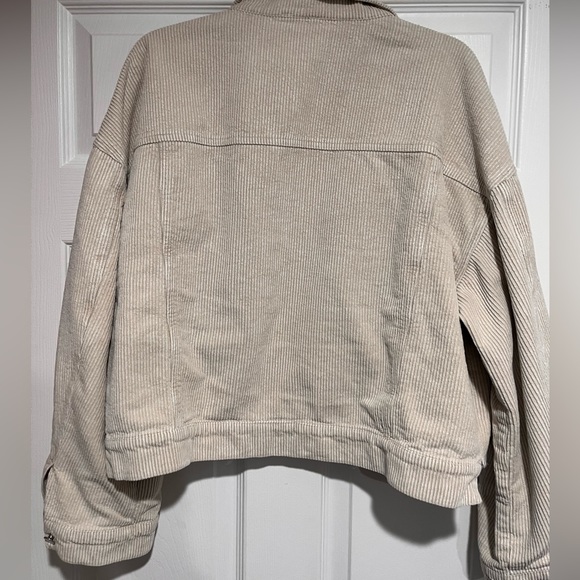 Pink lily Stone Colored Corded Raw Hem Jacket Size 2x-20 - Picture 10 of 11